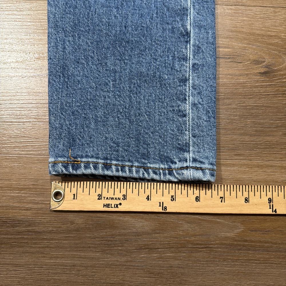 Levi's 502 Jeans Men's 33x30 Blue Taper Fit Stretch Denim Medium Wash - Picture 8 of 11